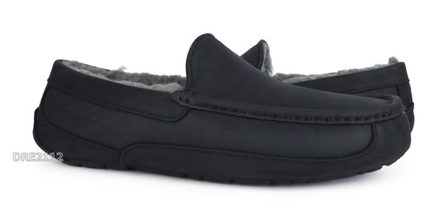 Ugg ascot ciabatte uomo - ciabatte, pelle